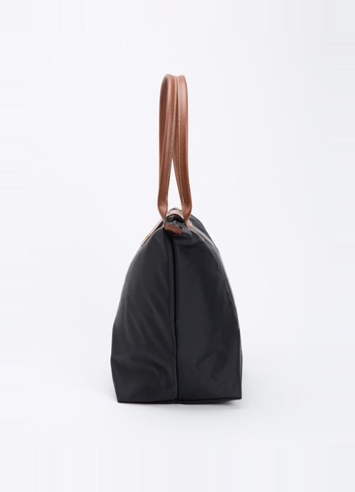 Longchamp Le Pliage Original schoudertas L met leren details - detail 8 zwart
