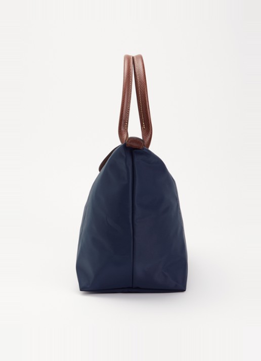 Longchamp Le Pliage Original schoudertas L met leren details - detail 3 donkerblauw