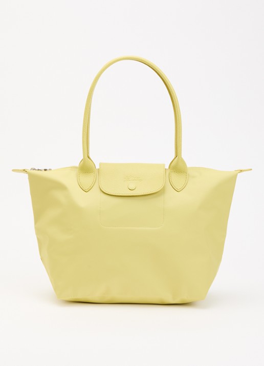 Longchamp Le Pliage Original schoudertas M met details van leer