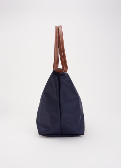Longchamp Le Pliage Original schoudertas M met leren details - detail 4 donkerblauw