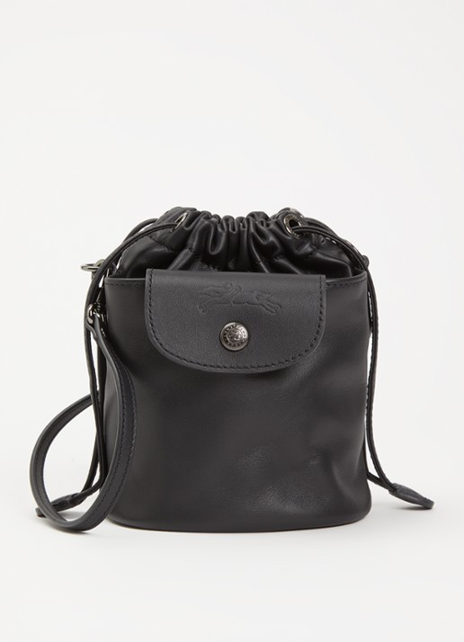 Longchamp Le Pliage Xtra crossbodytas XS van leer