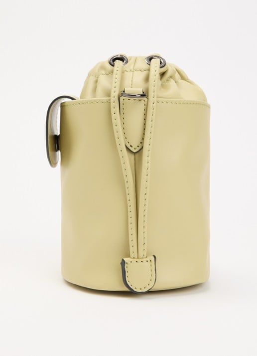 Longchamp Le Pliage Xtra crossbodytas XS van leer - detail 2 groen