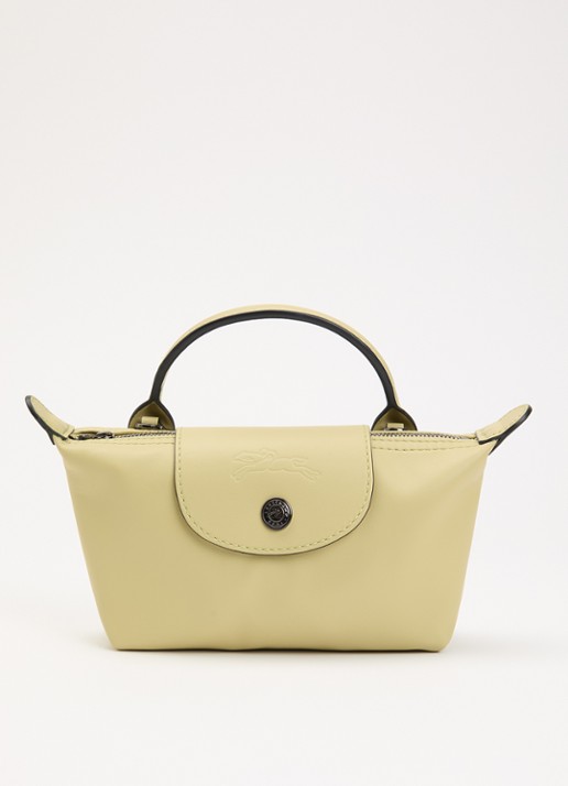 Longchamp Le Pliage Xtra handtas XS van leer met afneembare schouderriem