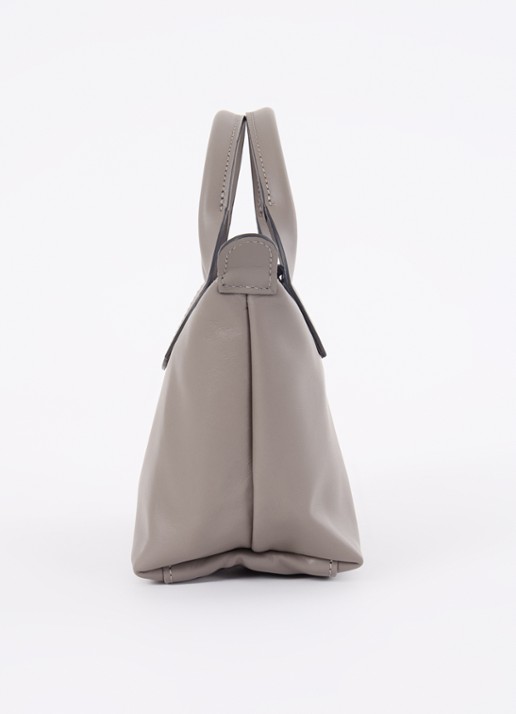 Longchamp Le Pliage Xtra handtas XS van leer - detail 6 lichtbruin