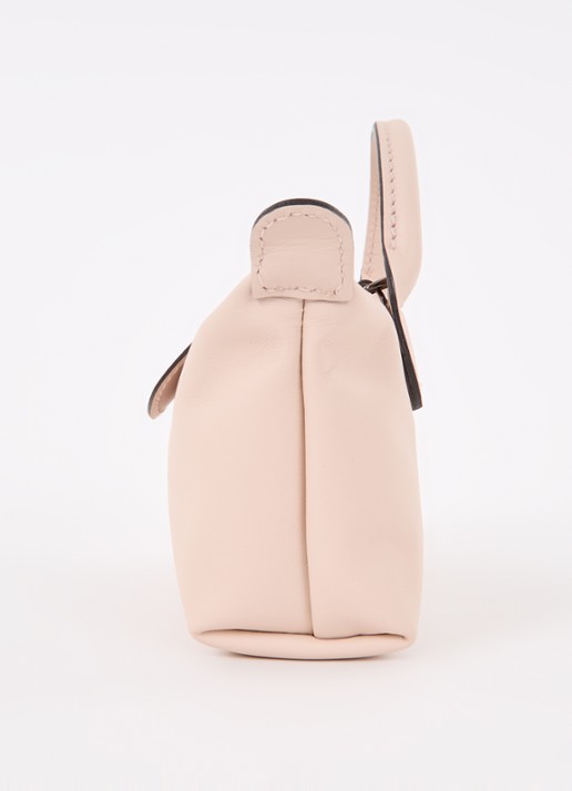 Longchamp Le Pliage Xtra handtas XS van leer - detail 6 lichtroze