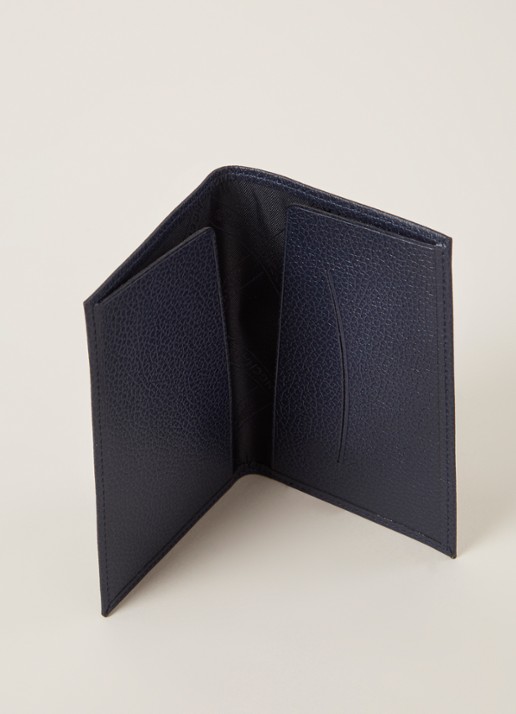Longchamp Paspoortetui van leer - detail 3 blauw