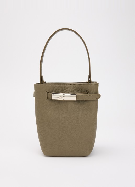 Longchamp Schoudertas van leer met afneembare schouderriem