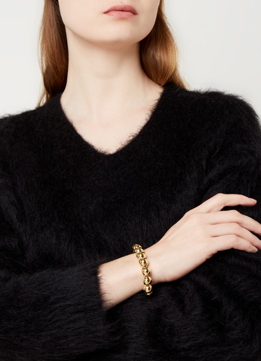 LOTT. gioielli Cannonball XL armband verguld - voorkant 4 goud