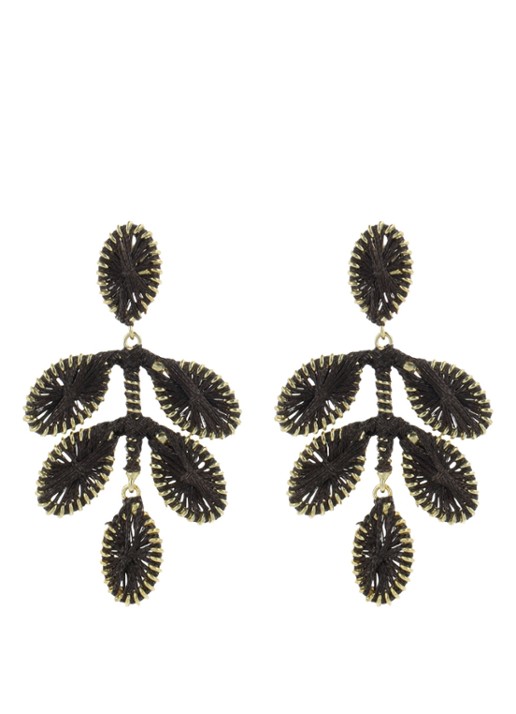 LOTT. gioielli Flower Leafs oorstekers verguld