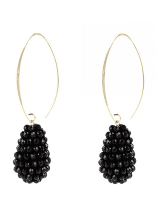 LOTT. gioielli Glassberry Cone S  oorhangers verguld