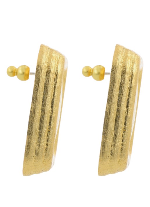 LOTT. gioielli Rectangle Frame oorstekers - detail 3 goud
