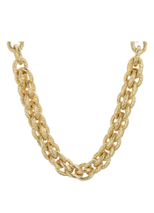 LOTT. gioielli Saphira ketting  - voorkant 2 goud