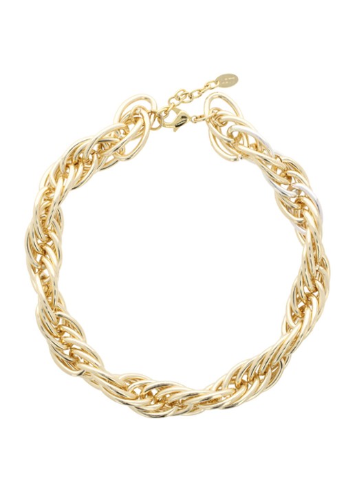 LOTT. gioielli Stien armband - voorkant goud