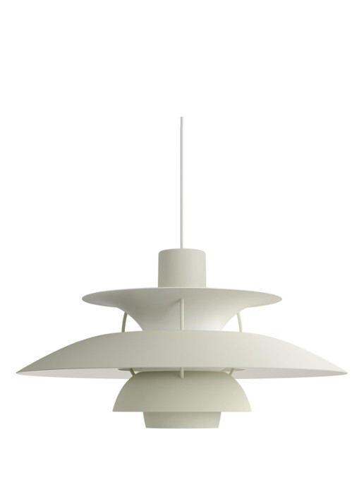 Louis Poulsen PH 5 Mini hanglamp Ø30 cm - voorkant beige