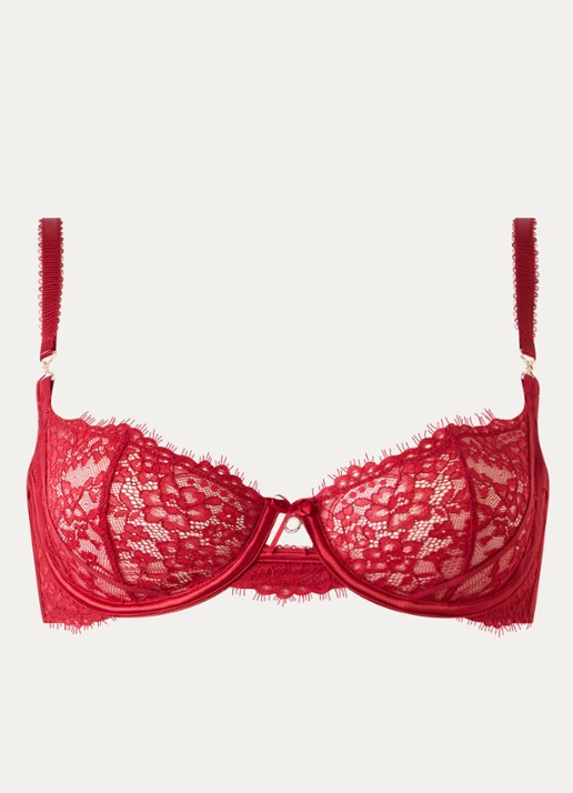 Lounge Adore balconette bh van kant - voorkant rood