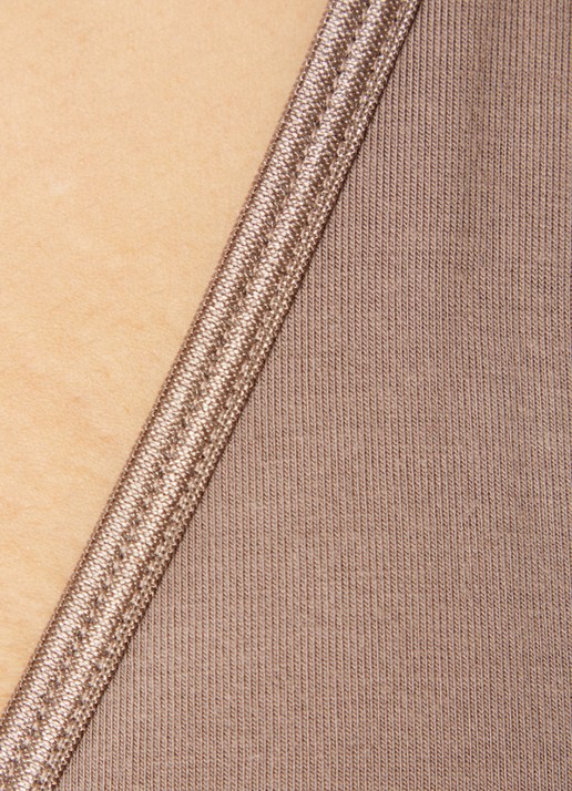 Lounge Bralette met logoband - detail 7 beige