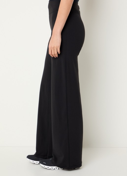 Lounge High waist loose fit legging met logo - detail 4 zwart