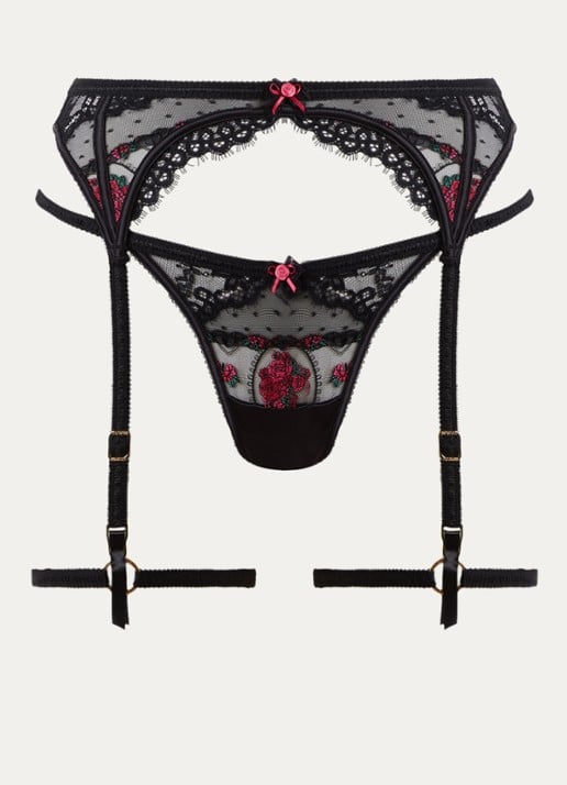 Lounge Marielle jarretels van mesh