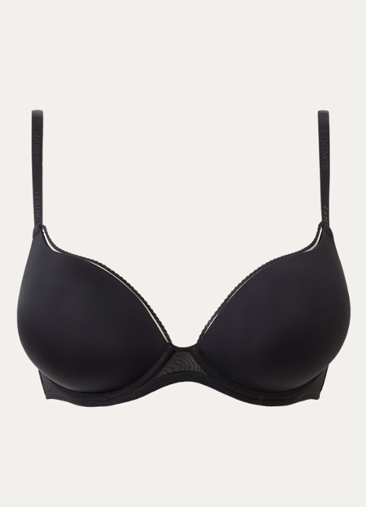 Lounge Push-up bh met beugelondersteuning - voorkant 4 zwart