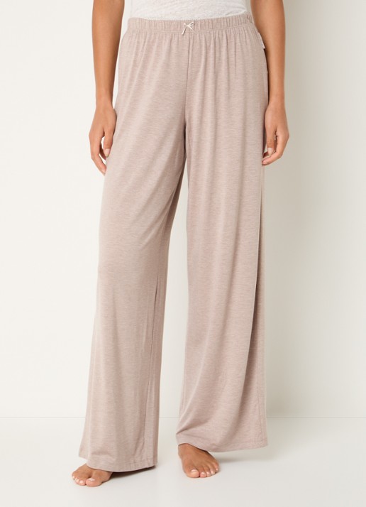 Lounge Pyjamabroek met strikdetail
