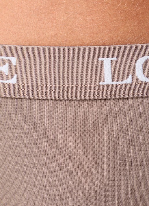 Lounge Tanga met logoband - detail 2 beige