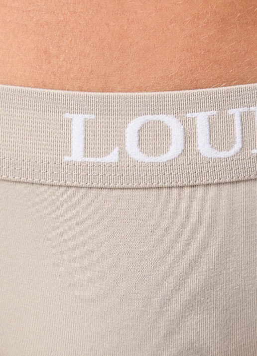 Lounge Tanga met logoband - detail 4 beige