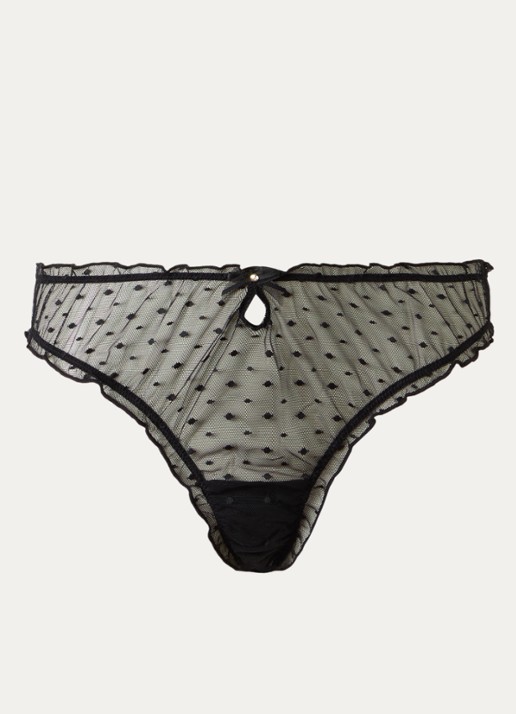 Lounge Tanga van kant - voorkant 2 zwart