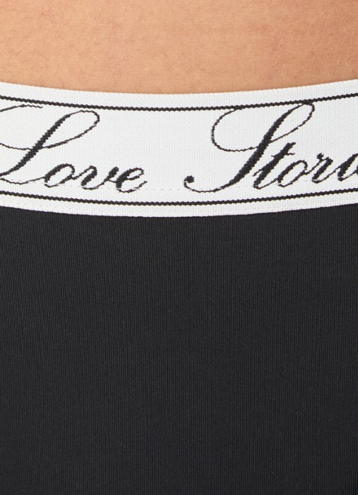 Love Stories Roomie string met logoband - detail 2 zwart