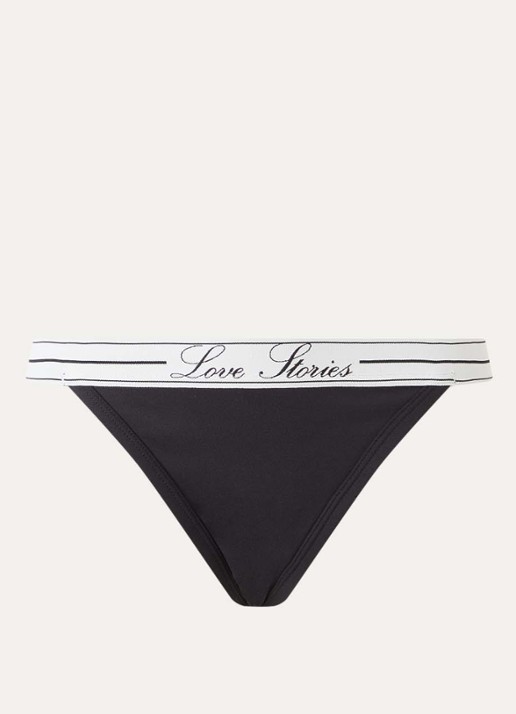 Love Stories Roomie string met logoband - voorkant 4 zwart
