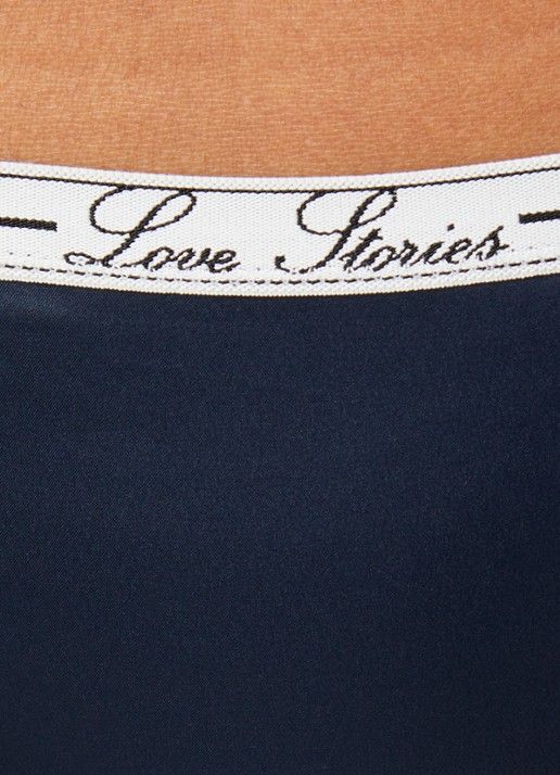 Love Stories Roomservice string van kant - detail donkerblauw