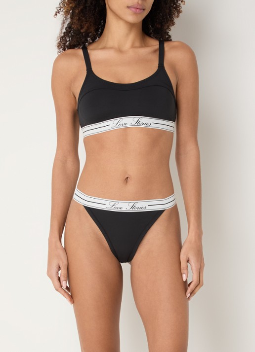 Love Stories Tori sport bh met light support - voorkant 2 zwart