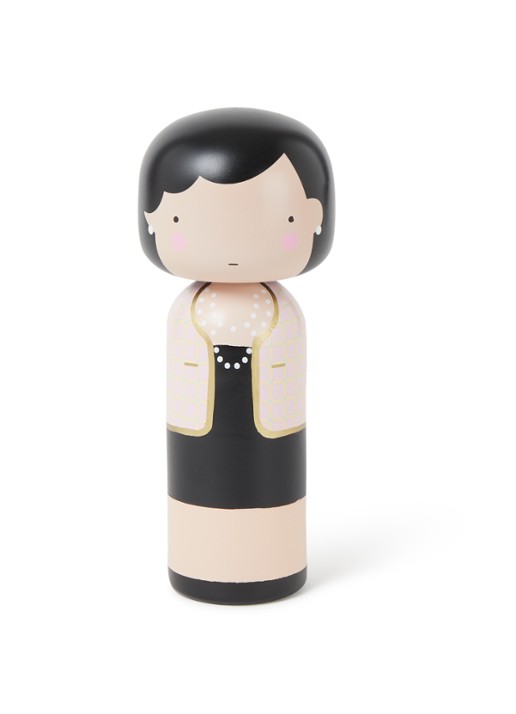 Lucie Kaas Coco Chanel Kokeshi Doll 14,5 cm