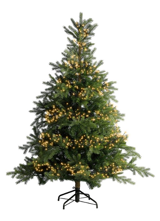 Lumineo Cluster Twinkle lichtslinger 10,5 meter - detail zwart