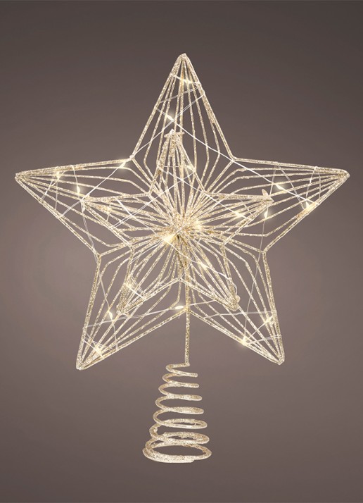 Lumineo Piek kerstdecoratie 30cm