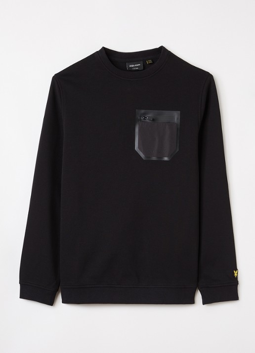 Lyle & Scott Bonded sweater met borstzak