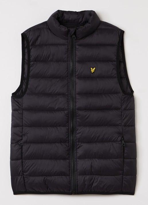 Lyle & Scott Gewatteerde bodywarmer met logo