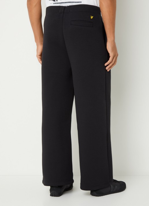 Lyle & Scott Loose fit joggingbroek met trekkoord - achterkant 5 zwart