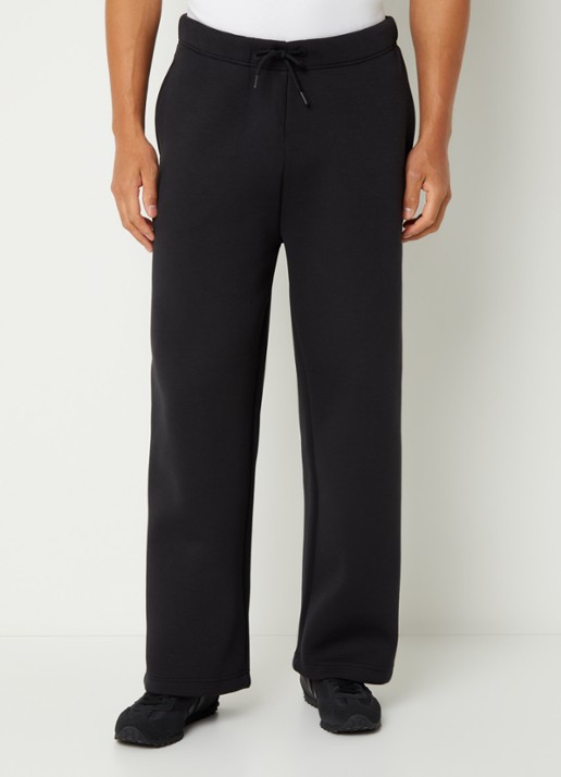 Lyle & Scott Loose fit joggingbroek met trekkoord - detail zwart