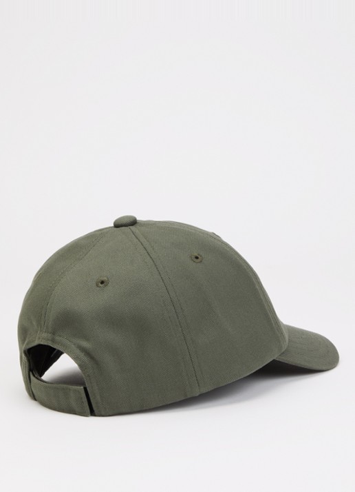 Lyle & Scott Pet met logoborduring - detail beige