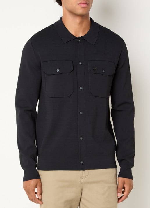 Lyle & Scott Regular fit overshirt met borstzakken