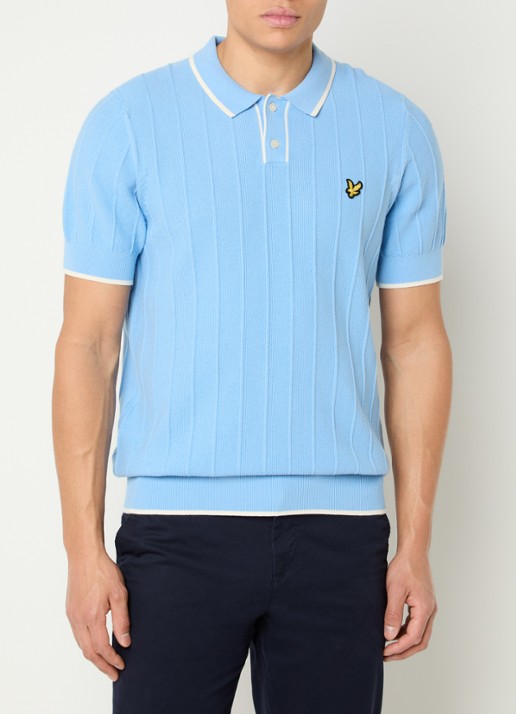 Lyle & Scott Regular fit polo van piqué katoen met logo