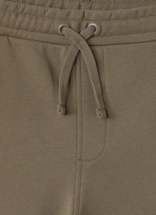 Lyle & Scott Straight fit joggingbroek met trekkoord - detail 3 bruin