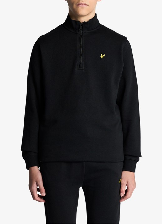 Lyle & Scott Sweater met halve rits
