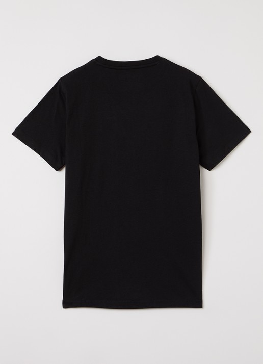 Lyle & Scott T-shirt met logo - voorkant 2 zwart
