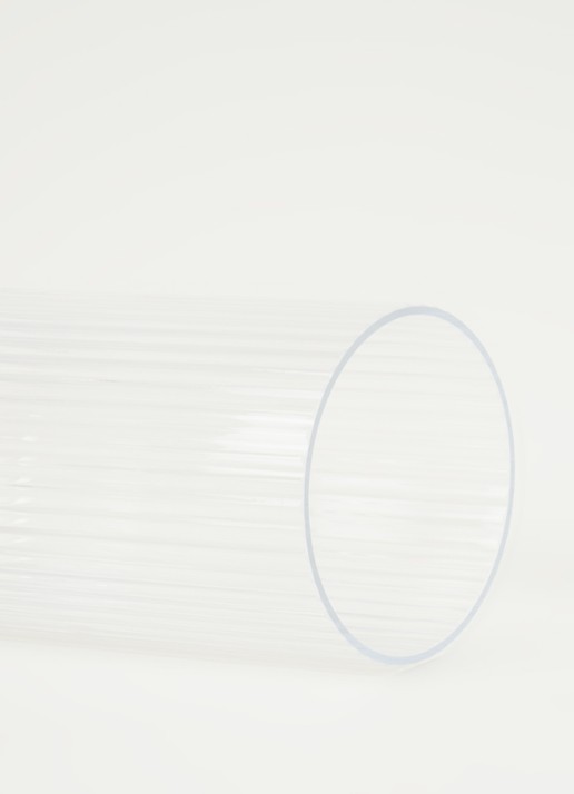 Lyngby Porcelaen Lyngby vaas 25 cm - detail transparant