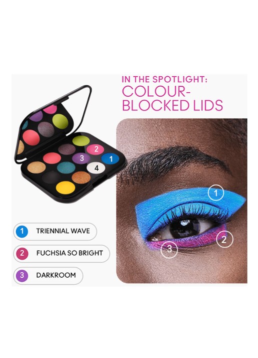 M·A·C Connect In Colour Eye Shadow Palette X12 - oogschaduw palette - detail 4 hi-fi colour