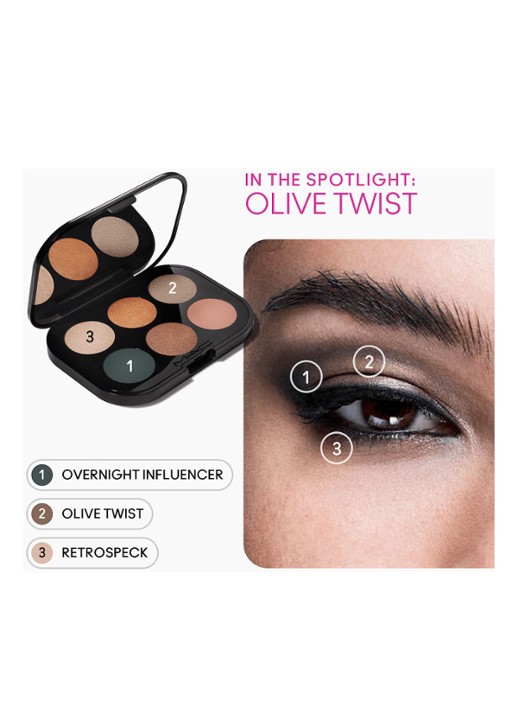 M·A·C  Connect In Colour Eye Shadow Palette X6 - oogschaduw palette - detail 4 bronze influence