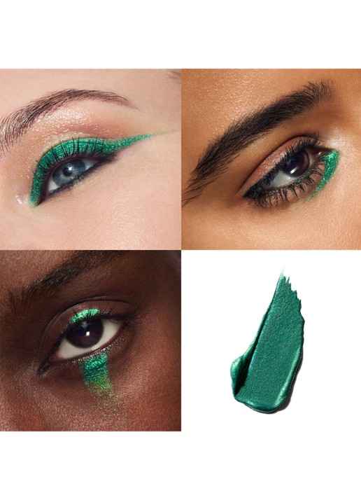 M·A·C Dazzleshadow Liquid Eye Shadow - vloeibare oogschaduw - detail 4 telepathic teal