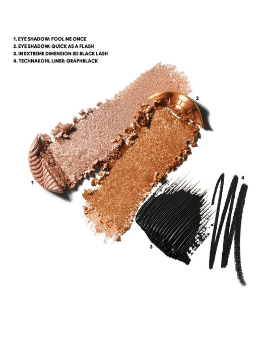 M·A·C Now You See Me Extra Dimension Eye Kit: Smoky - Limited Eition make-up set - detail 4 golden