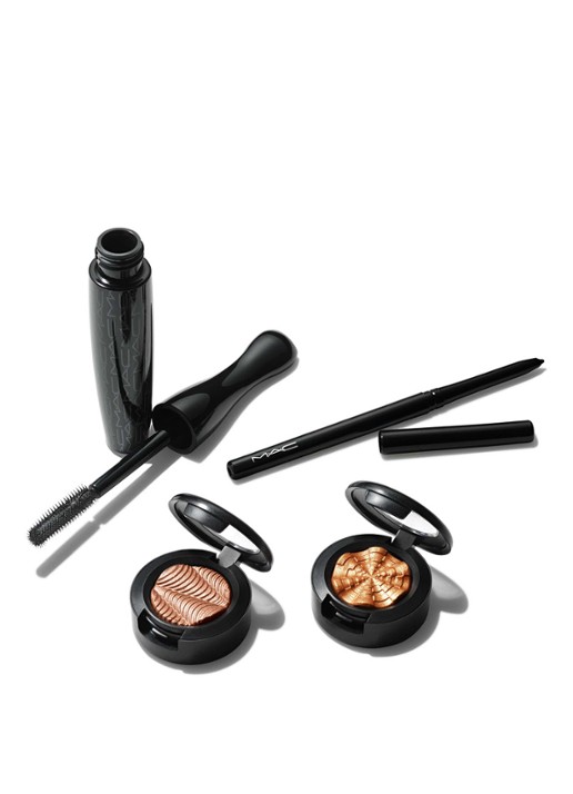 M·A·C Now You See Me Extra Dimension Eye Kit: Smoky - Limited Eition make-up set - voorkant golden